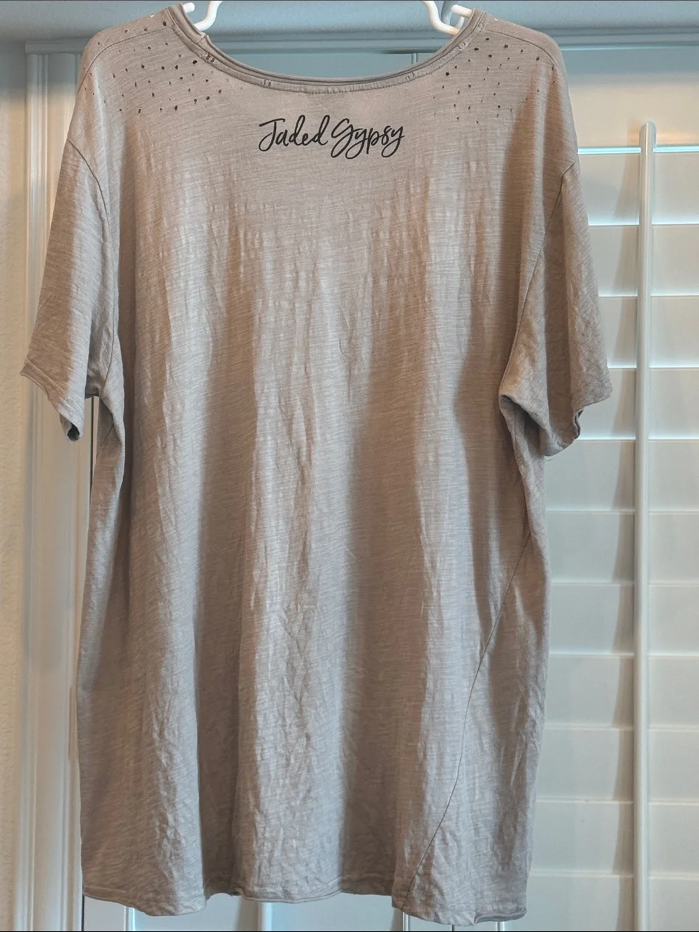 Jaded Gypsy Carnival Moon Dance Tee Distressed Oversized Graphic Shirt L/XL - Picture 3 of 6